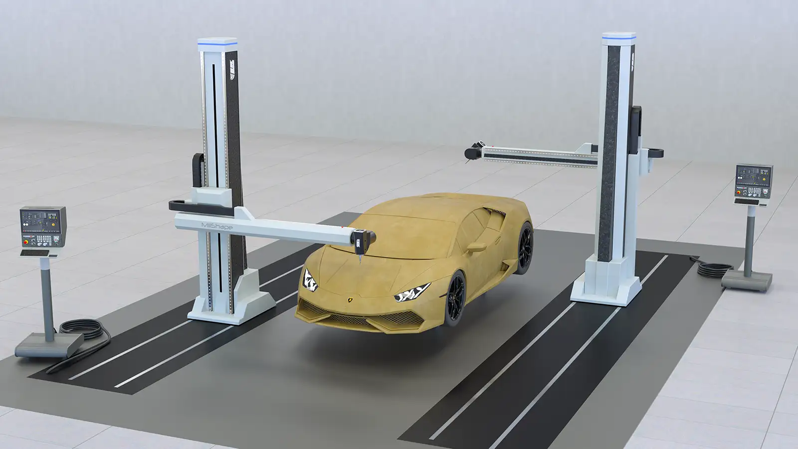 MillShape clay milling machine automotive design studios LK Metrology